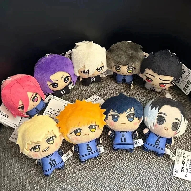 10cm New Blue Lock Plush Pendant KeyChain Yoichi Isagi Nagi Seishiro Mikage Reo Rin Itoshi Itoshi Sae Doll Toy Gift