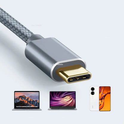 Kabel USB C do USB B 2.0 do drukarki, pleciony kabel do drukarki/skanera Epson HP Canon Brother MacBook Pro Samsung MIDI Controller