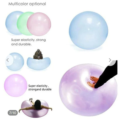 70cm Inflatable Bubble Ball Toy for Kids - Outdoor Water Filled Bouncy Ball Jumping Beach Pool Toys, Children's Birthday Gift