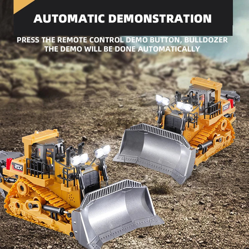 Children RC Car Toys Remote Control Car Toys For Boys Radio Control Excavator Dump Truck Bulldozer Electric Car Kids Toys Gift