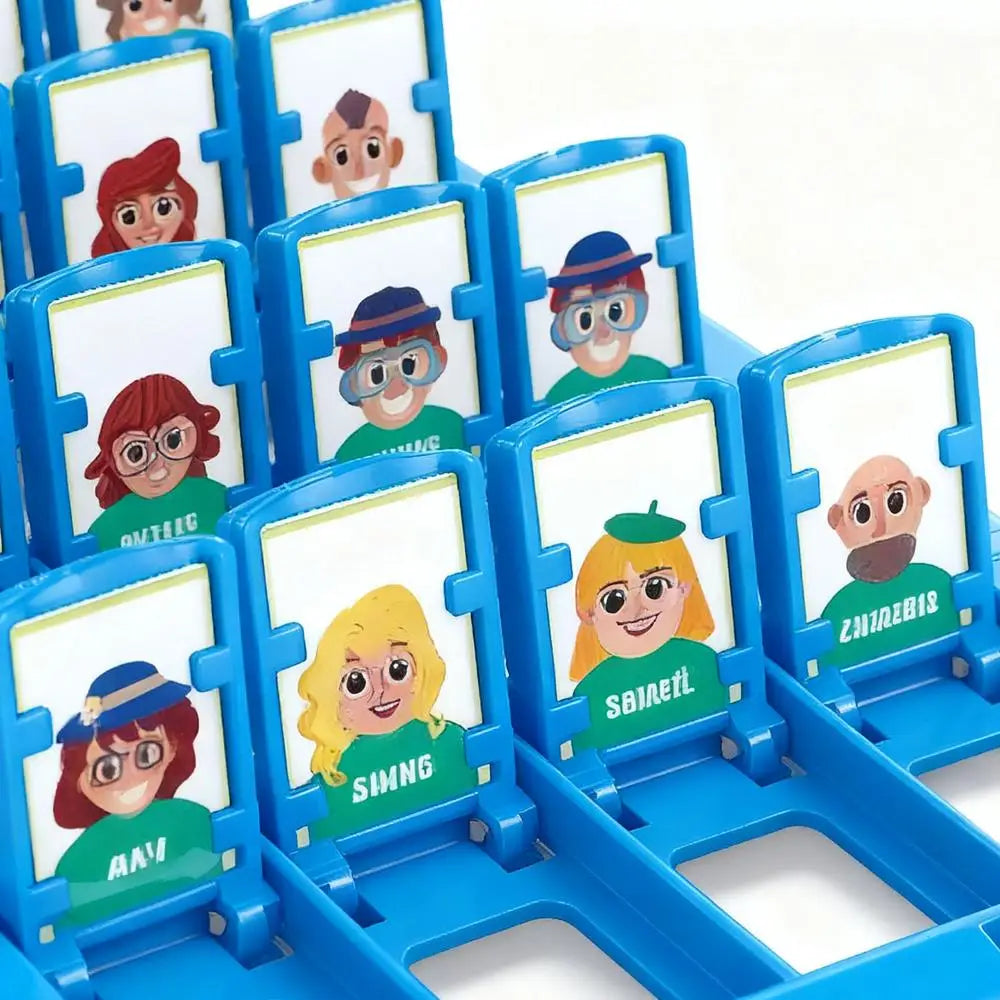 Guesses Who I Am Board Game Memory Logic Card Board Game Educational Guessing Board Toy for Family Party Gathering