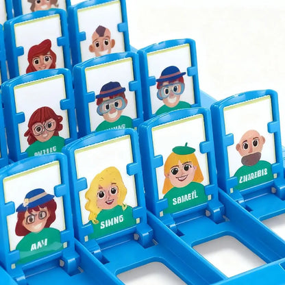 Guesses Who I Am Board Game Memory Logic Card Board Game Educational Guessing Board Toy for Family Party Gathering