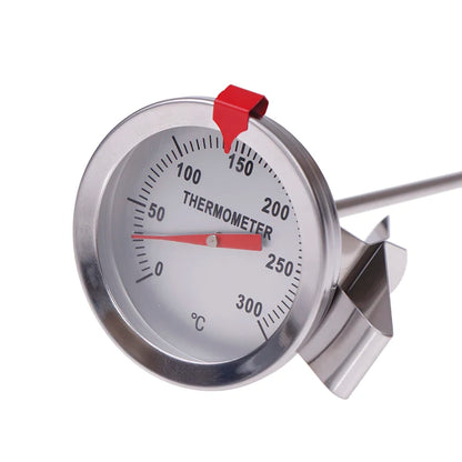1PC Kitchen Tools Probe Thermometer Milk Coffee Food Meat Gauge Stainless Steel Cooking Temperature Meter
