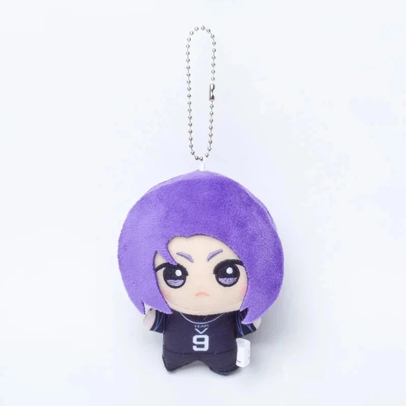 10cm New Blue Lock Plush Pendant KeyChain Yoichi Isagi Nagi Seishiro Mikage Reo Rin Itoshi Itoshi Sae Doll Toy Gift