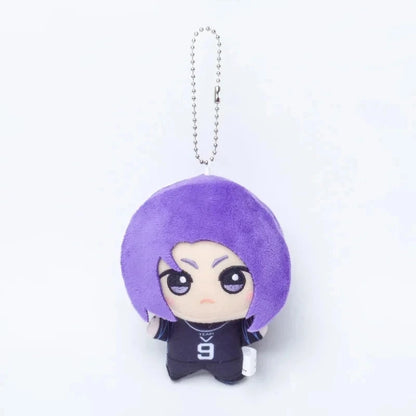 10cm New Blue Lock Plush Pendant KeyChain Yoichi Isagi Nagi Seishiro Mikage Reo Rin Itoshi Itoshi Sae Doll Toy Gift