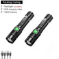 Aluminum Alloy Portable Torch Powerful LED Flashlight USB ReChargeable Outdoor Tactical Zoom Camping Waterproof Flash Light