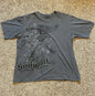 imited Stock Men's Harvester Skull T-Shirt Gothic Wings Cross Print  Vintage Streetwear Soft Breathable FabricL