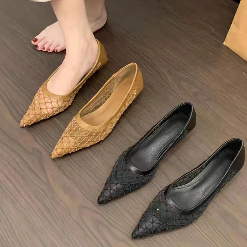*Summer New Pointed Thin Heel Comfortable Casual Single Shoes Fashionable/sexy Hot Selling Breathable Party High Heels for Women