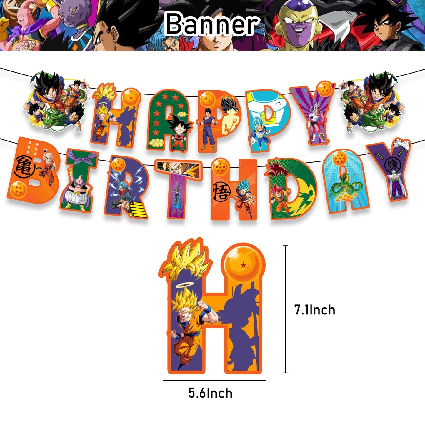 Anime Dragon Ball Party Favors Seal Stamps Slap Bracelets Stickers Gifts Bag Goodie Bag Fillers Birthday Party Gifts Wedding