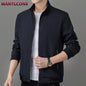 Spring Autumn Men's Jacket Thin Casual Business Jacket Men Office Dress Coat Man Social Jackets for Men Outerwear Black M-XXXL