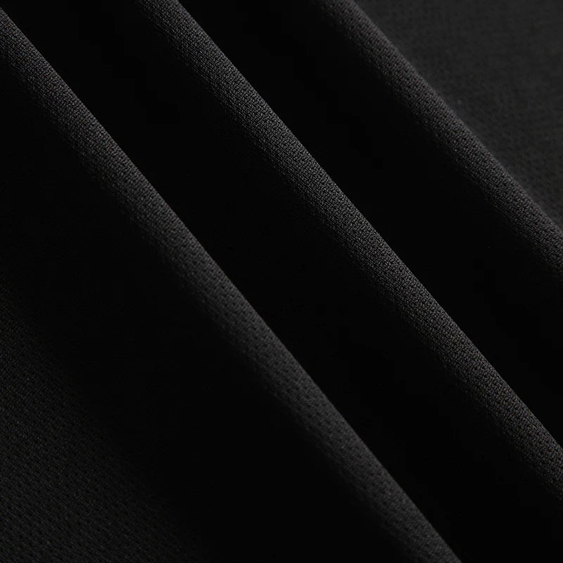 1/2-Piece Men's Summer Black And White Solid Color Quick Drying Sports Short Sleeved Loose And Breathable Sports Running Trend