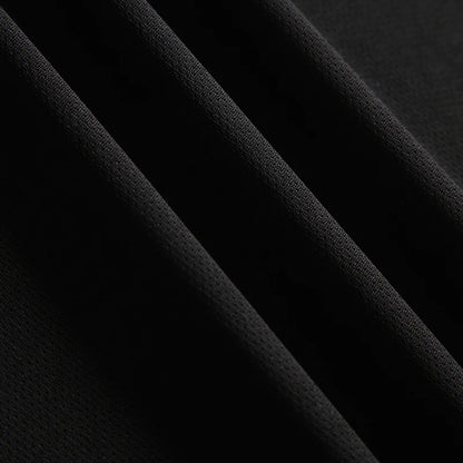 1/2-Piece Men's Summer Black And White Solid Color Quick Drying Sports Short Sleeved Loose And Breathable Sports Running Trend