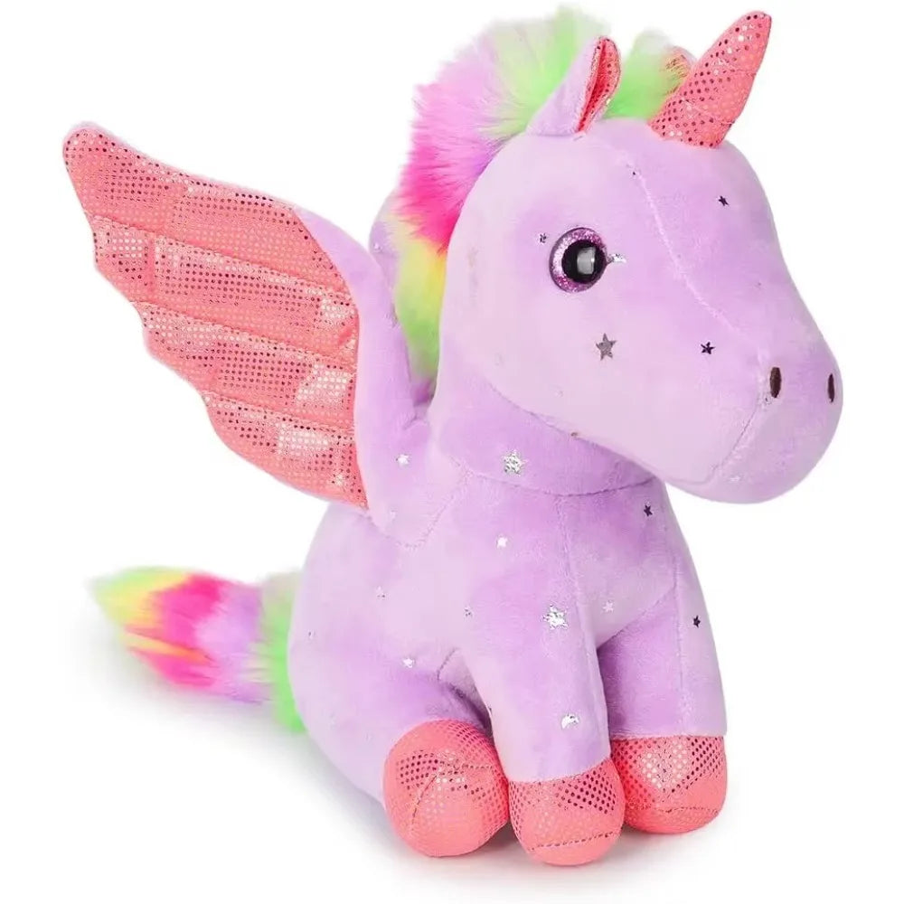 Unicorn Stuffed Animal Soft Unicorn Plush Toys Rainbow Pink Unicorn Birthday Gift for Girls Baby Toddler Kids Party Home Decor