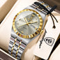 POEDAGAR Elegant Casual Ladies Watch Luminous Waterproof Week Date Fashion Woman Wristwatch Stainless Steel Women Quartz Watches