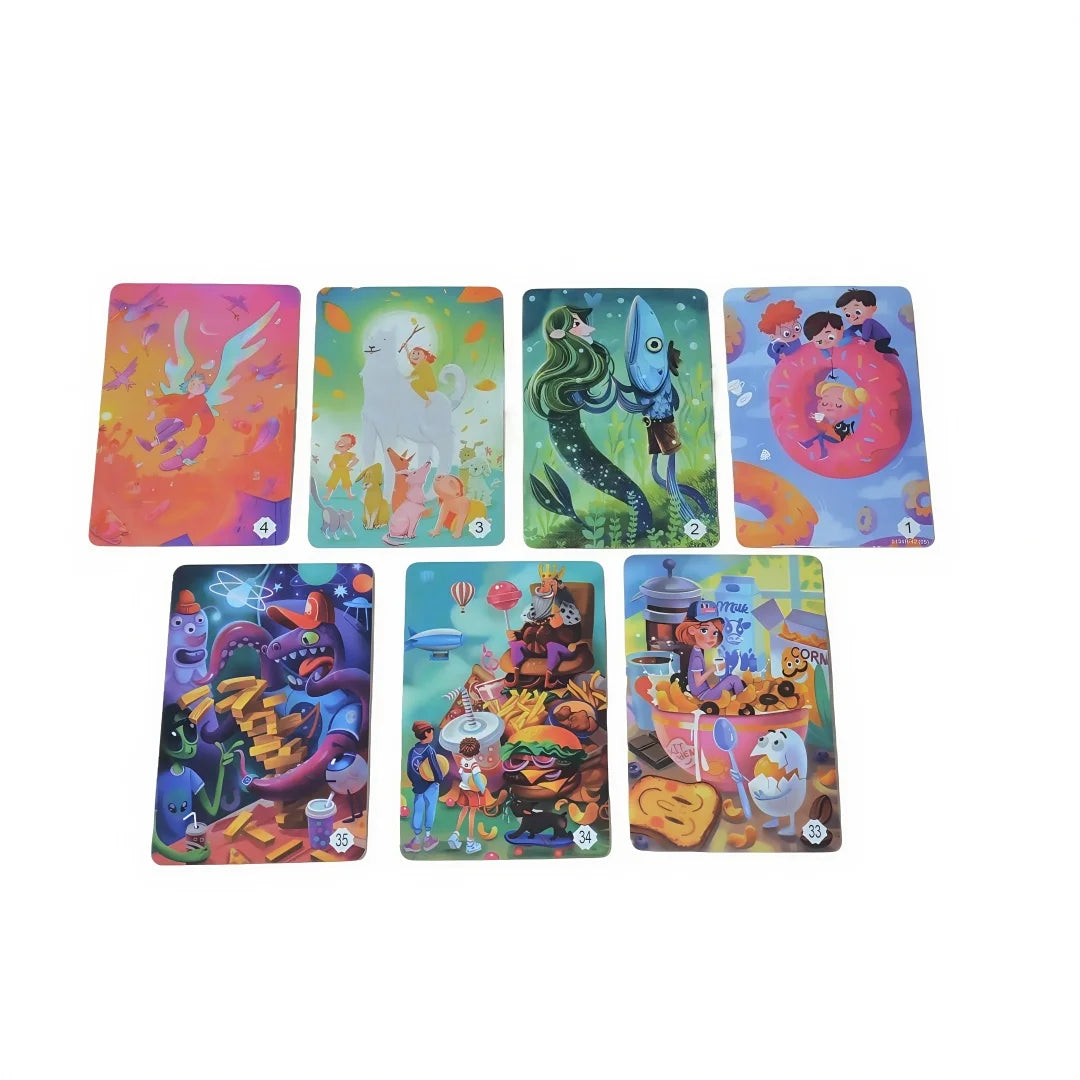 “Imazhinarium for friends: association game-board card game, interactive option for fun meetings, perfect