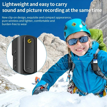 Lenovo 8K HD Handheld Pocket Camera 180 ° Rotating Mini Portable Camera Wearable Night Vision Outdoor Sports Camera 2026 New