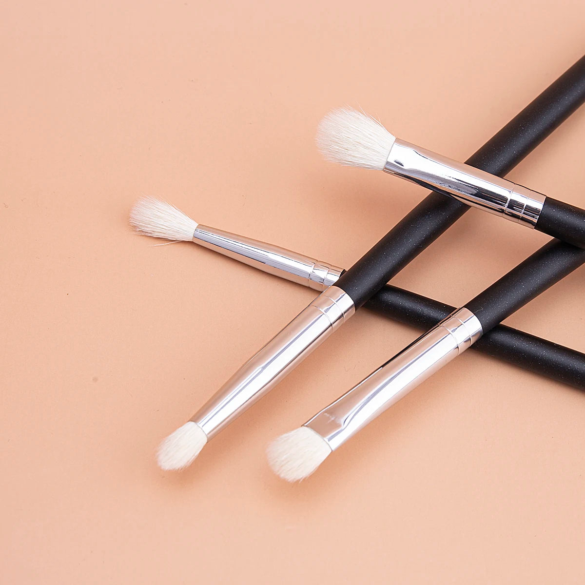 Makeup Eyeshadow Brushes Flat Eye Shadow Shader Crease Blending Brushes Goat Hair Eye Shadow Liquid Cream Powder Make Up Tool