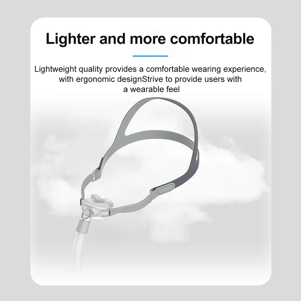 Resoxy Cpap Nasal Pillows Mask exchange Resmed Airfit P10 Sleep Apnea Nose Mask For Cpap&Bipap With S/M/L 3 Sizes Silicone