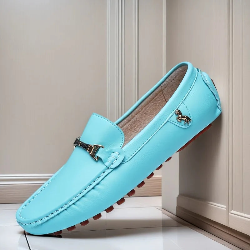 MAEDEF Men Loafers Shoes Formal Dress Shoes Business Casual Shoes for Men Wedding Party Office Shoes Soft PU Leather Loafers Men