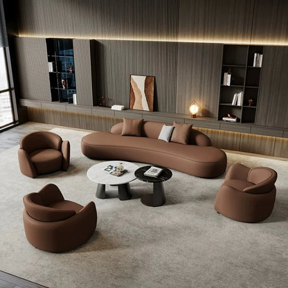 American Creative Living Room Sofa Modern Luxury Hotel Lobby Beauty Salon Lounge Reception Sofa Designer Office Furniture FYOS
