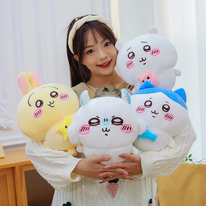 New 30-80cm Kawaii Hachiware Momonga Plush Toy Plush Dolls Are Soft But Not Easily Deformed Plush Room Decoration Birthday Gift