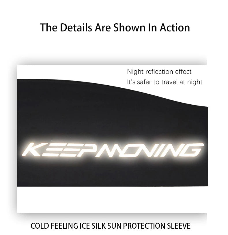 Cooling Arm Sleeves Cycling Half Finger Long Sun Protection Gloves Summer Unisex Outdoor Camouflage Ice Silk Fishing Arm Covers