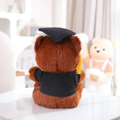 Graduate Plush Dolls Doctor Capybara Owl Bear Plush Toy Cute Stuffed Animal Toy Doll Soft Cartoon Pillow Graduation Gift