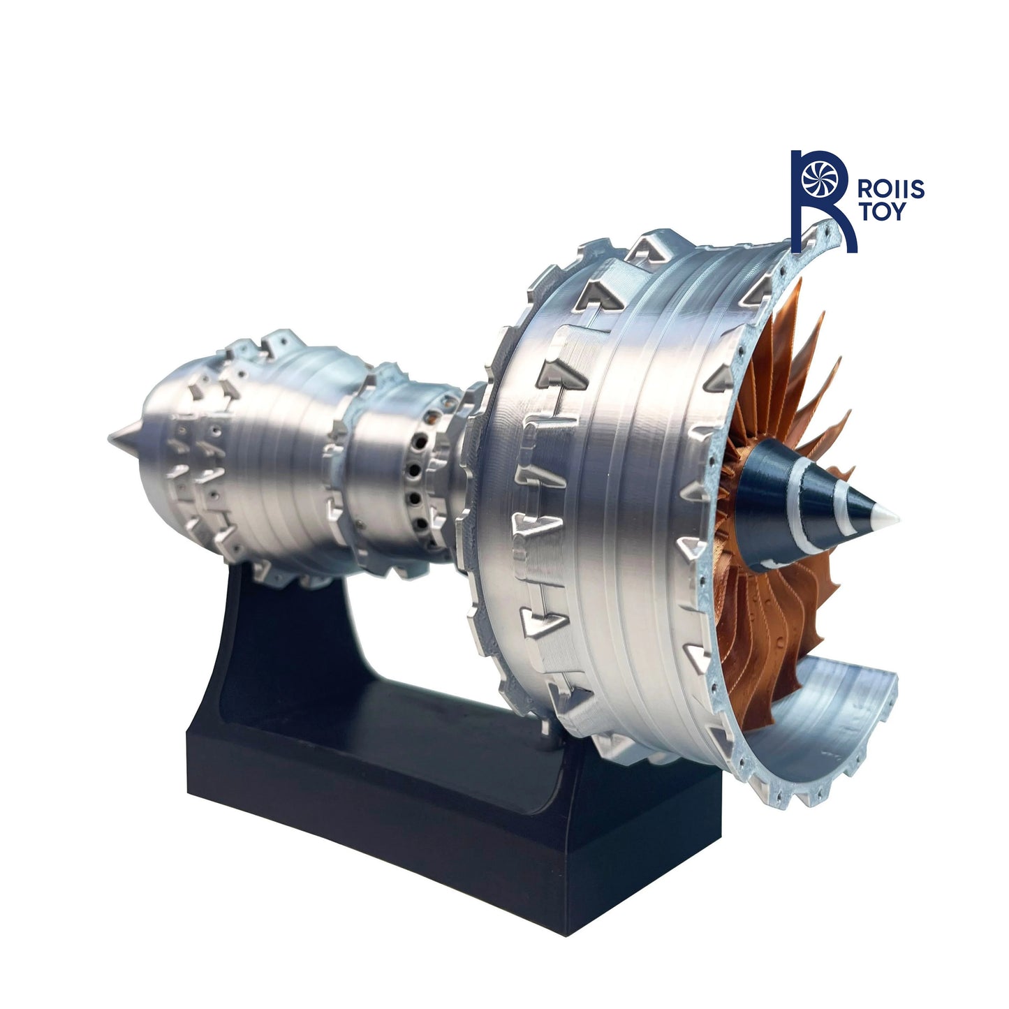 Turbofan Engine Model Aircraft Engine Kit DIY Assembly Model Toy Aircraft Engine Model Mechanical Science Educational Toy