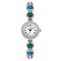 Women Bracelet Watch Ancient Luxury Premium Cat Eye Stone Colorful chain Watches Waterproof Ladies Fashion Quartz Wristwatch