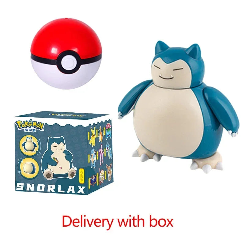 Pokemon Figure Pokeball Poke Ball Venusaur Charizard Gyarados Pikachu Mewtwo Gengar Blastoise Mew Eevee Box Elf for Kid Toy Gift