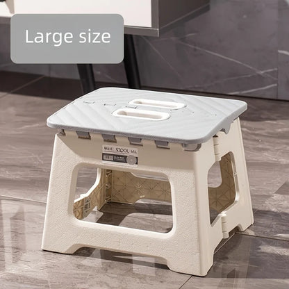 Simple Office Stool, Fashionable, Beautiful, Sturdy and Durable, Folding Stool for Home Use, Easy to Store, Office Folding Stool