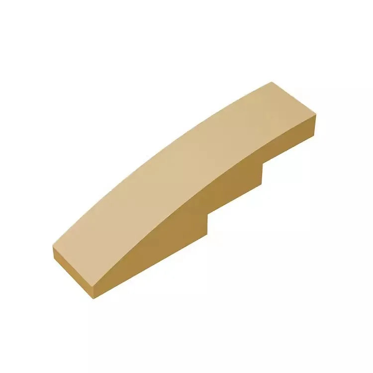 100pcs MOC Brick Part 61678 11153 Slope Curved 4 x 1 Compatible Building Block Particle DIY Assmble Kid Brain Toy Birthday Gift