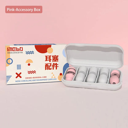 Soft Silicone Ear Plugs Professional Soundproof Noise Reduction Earplugs Sound Insulation Ear Protector Sleeping Earplugs