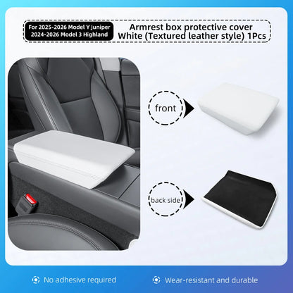 For Tesla Model Y Juniper Model 3 Highland  Armrest Box Protect Cover Soft Case Center Console Anti-Scratch 2026 Car Accessories