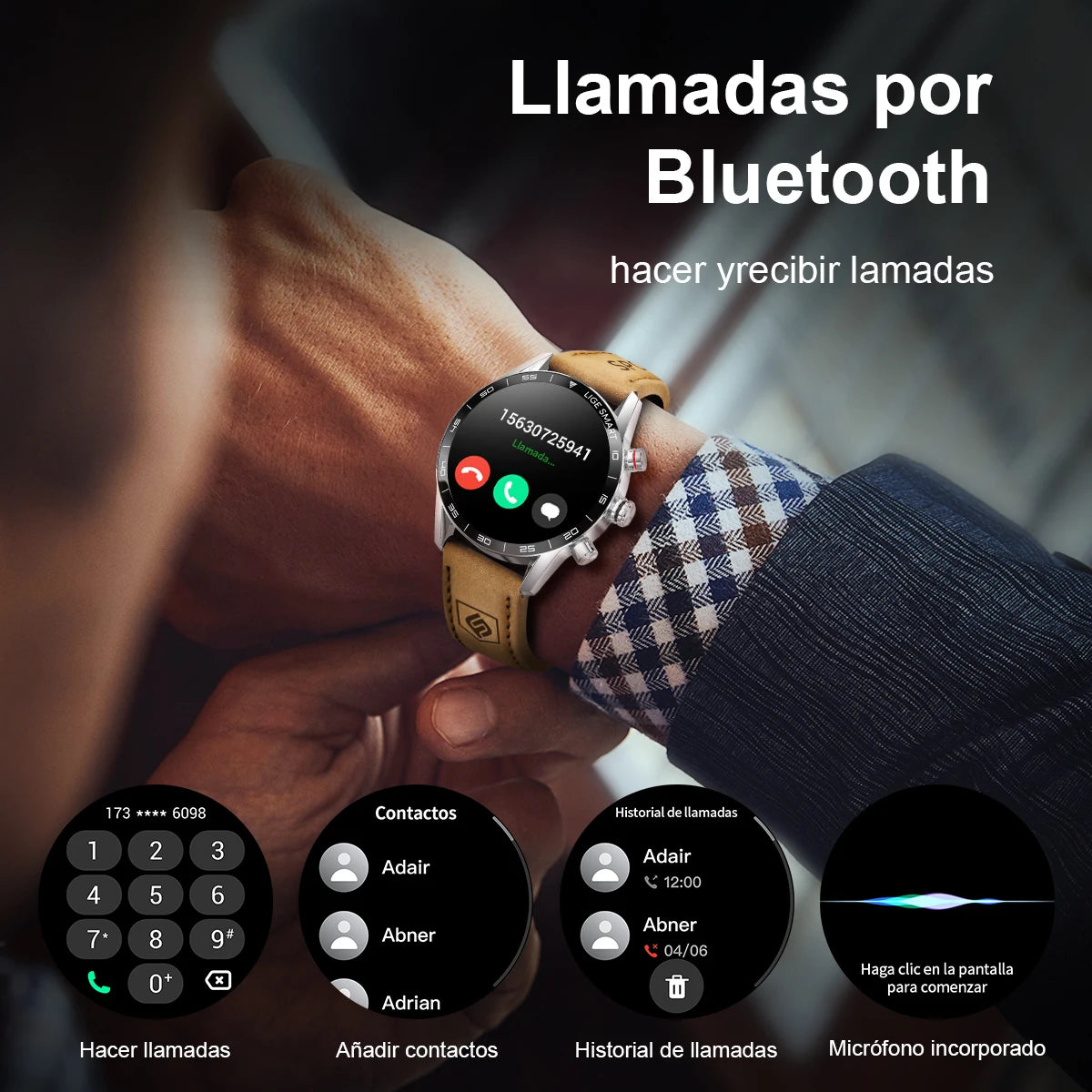 LIGE 2025 New Rugged Military Sports Smart Watch Men 1.39” HD Screen Heart Rate Bluetooth Call Waterproof Outdoor Men SmartWatc