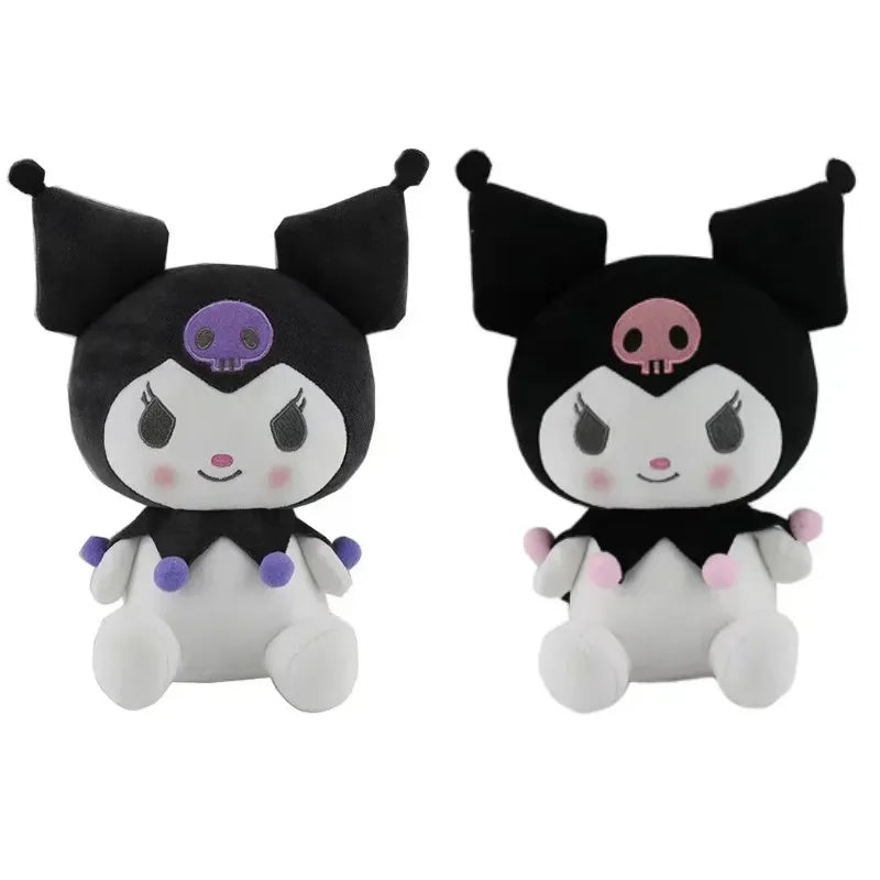2026 New Sanrio Strawberry Kuromi & My Melody Plush Pillow, Soft Fluffy Stuffed Doll, Cute Bedroom Decor Surprise Gift for Girls