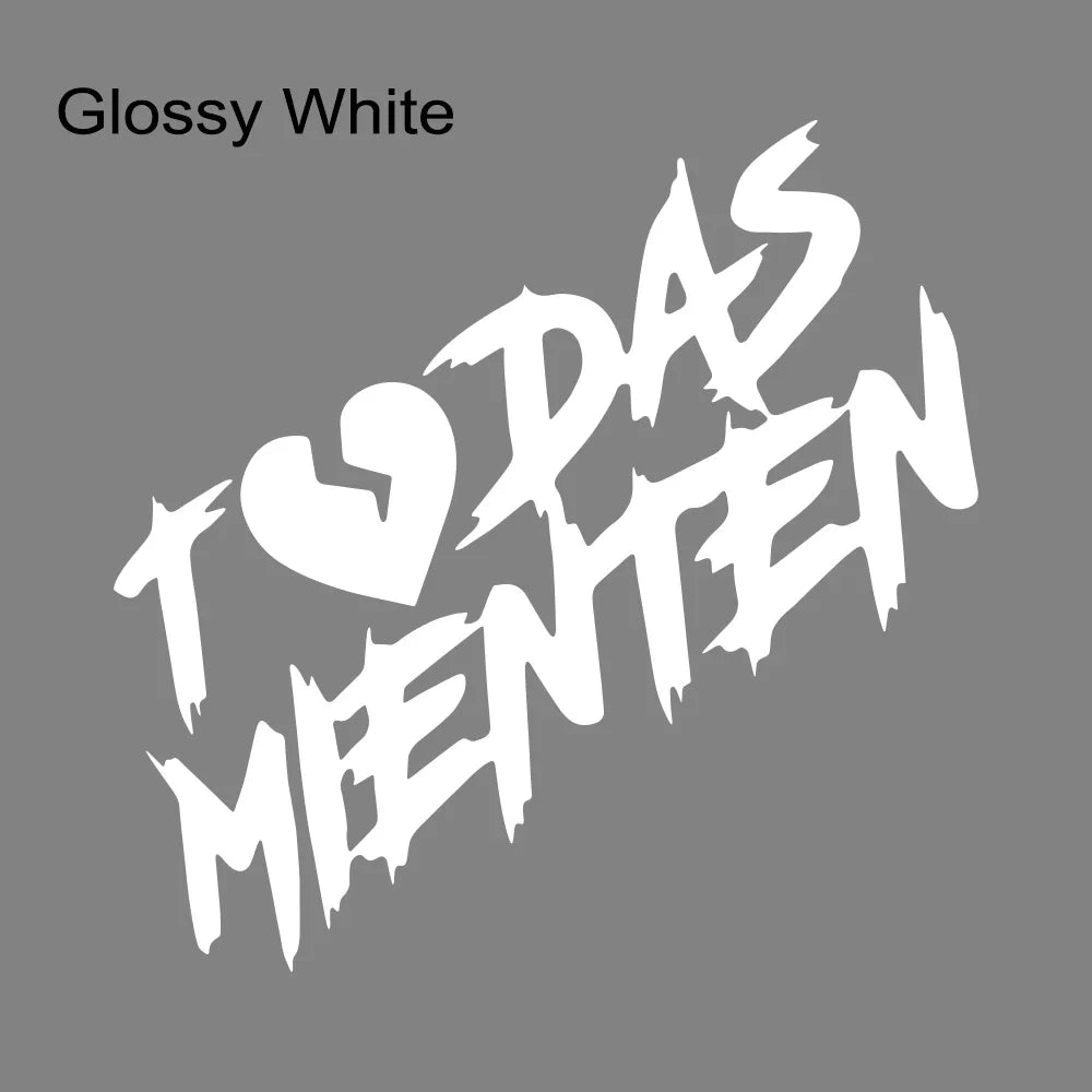 Funny TODAS MIENTEN Car Body Stickers Vinyl Waterproof Automobiles Side Door Window Tank Decals Decoration Styling Accessories