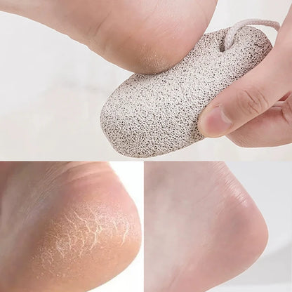 Natural Volcanic Pumice Stone - Foot Care Tool for Grinding Calluses & Dead Skin