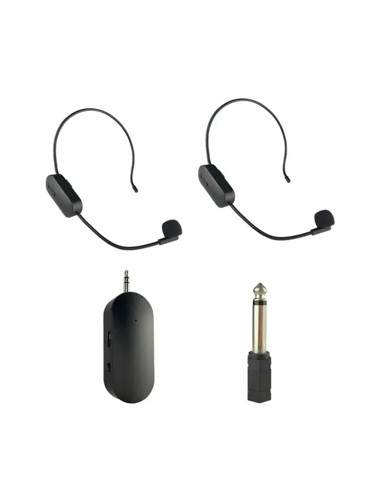 2.4G Head-mounted  Wireless Microphone Set For Bluetooth-compatible Audio Stage Performance Teaching Tour Amplification Device