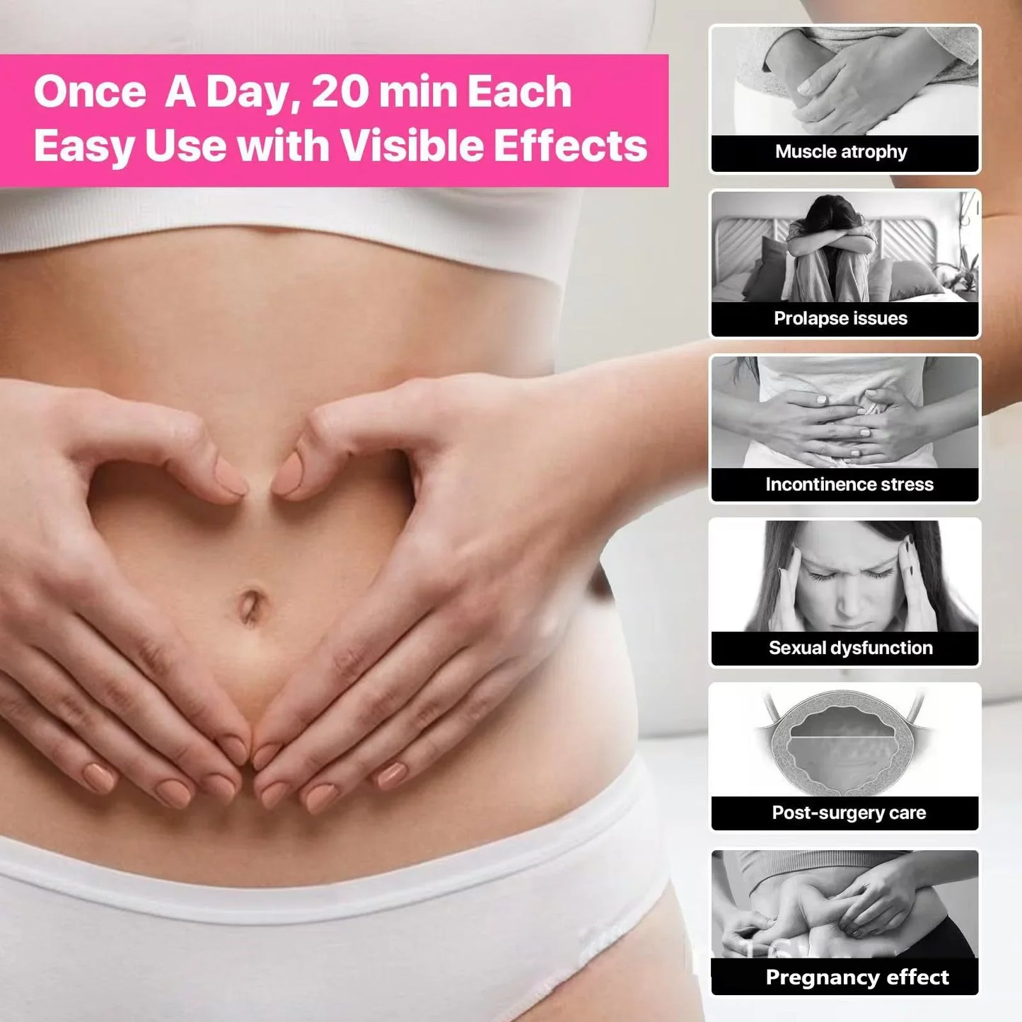 Pelvic Muscle Electrical Trainer Pelvic Muscle Electrical Trainer Kegel Exerciser Incontinence Therapy For Women