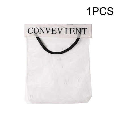 Hanging Storage Mesh Bags Kitchen Garbage Bag Storage Tools Wall-mounted Large-capacity Storage Bag Packaging Plastic Bag 1pc