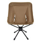 Outdoor Folding Chairs Rotatable Swivel Chair for Camping Lightweight Beach Fishing Chairs with Carry Bag for Picnic Hiking