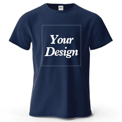 Custom T shirt Customized Tshirt Personalized Tee Shirt Diy Print Your Photo Brand Logo Text Men Women 100% Cotton Premium Gift