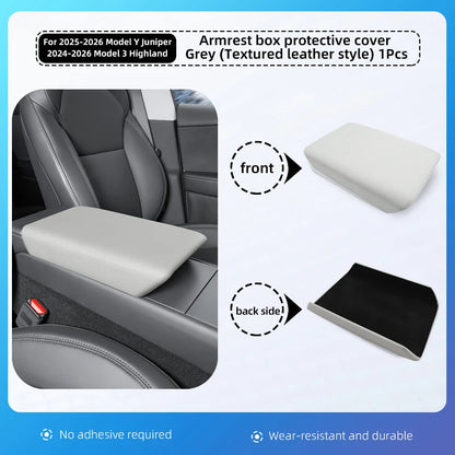 For Tesla Model Y Juniper Model 3 Highland  Armrest Box Protect Cover Soft Case Center Console Anti-Scratch 2026 Car Accessories