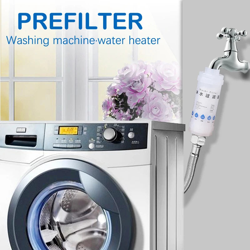Pre-Filter Water Filter PP Cotton Filter Purifier Removal Heavy Metal Purifier Shower Washing Machine Filter Home Healthproduct