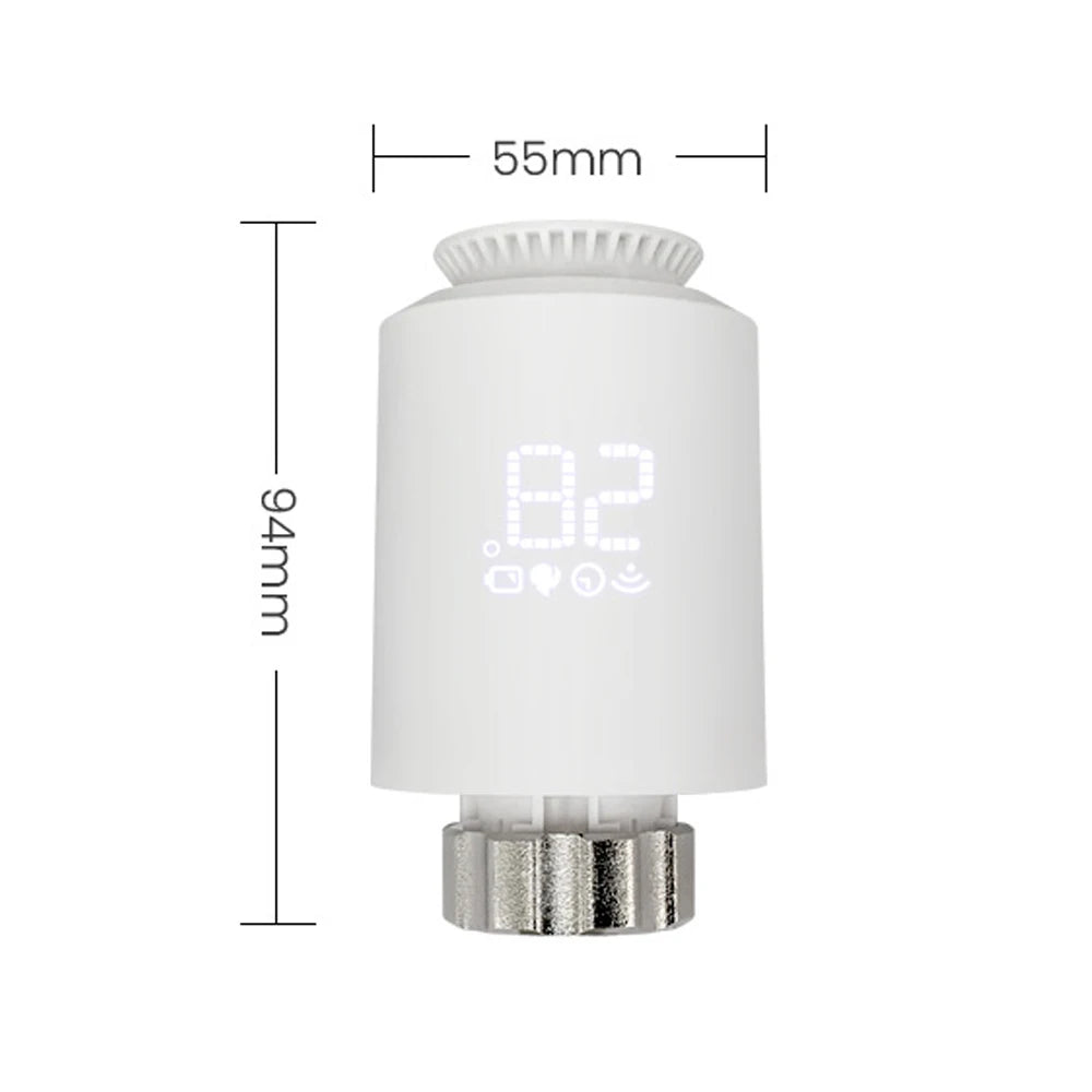Tuya Zigbee Thermostatic Valve Radiator Zigbee Thermostat Smart Thermostatic Radiator Valve Head Temperature Controller Alexa