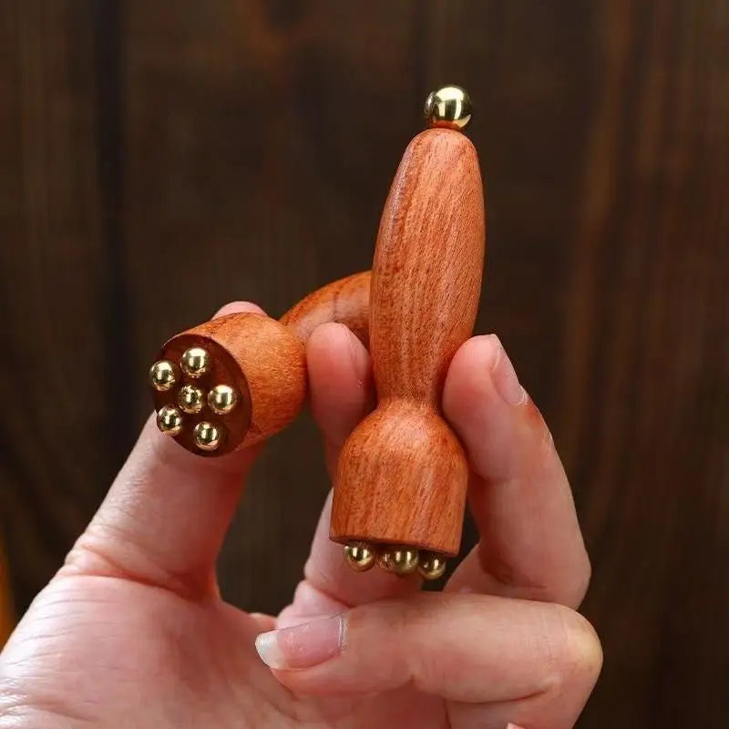 Brass Lotus Eye Massage Stick Facial Gua Sha Tool Handheld Tool For Eye Relaxation And Meridian Acupressure Massage