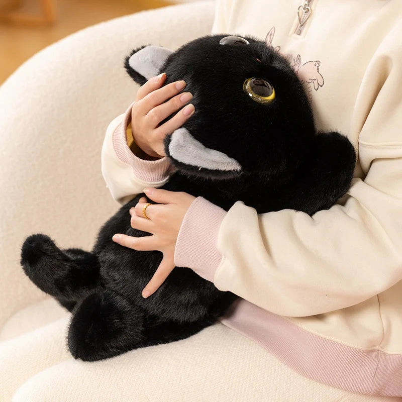 20/40cm Big Eyes Cat Plush Toy Pet Kitten Plush Doll High Quality Exquisite Cat Soft Comfortable Pillow Birthday Gift