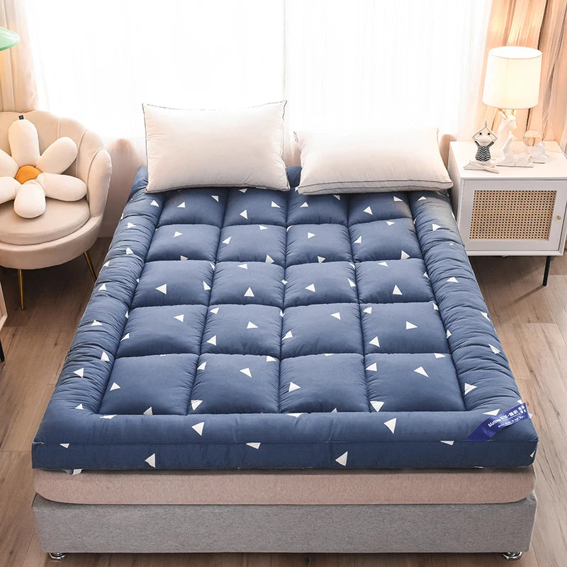 Queen Mattress Topper for Body Pain Relief, 1000 GSM Extra Thick Mattress Pad Cover with Elastic Pocket, 7D fiber Bed Topper