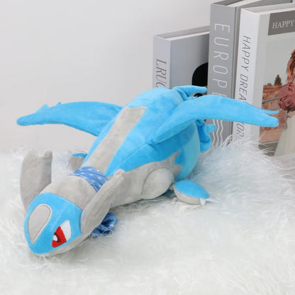 Pokemon Necktie Latias Latios Soft Kawaii Plush Toys Cute Anime Lapras Pikachu Stuffed Animals Peluche Dolls Birthday Gifts Kids